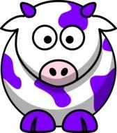 Cow Cartoon Clip Art N69