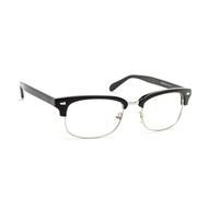 Glasses in classic black and white Frame