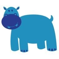 Toy Colorful Animal Hippo Coloring Book Colouring YouTube Facebook
