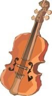 Violin Player Clip Art drawing