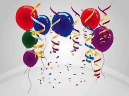 Free Vector Balloons darwing