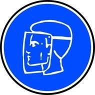 Safety Face Shield Clip Art N2