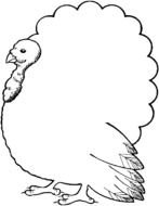 Turkey Clip Art drawing