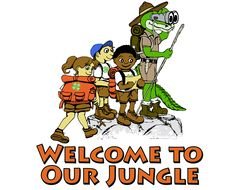 welcome to our jungle drawing