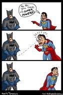 Funny Batman Vs Superman drawing
