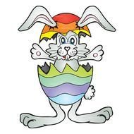 funny Easter Bunny Clip Art drawing