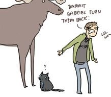 Sam Dean Moose Squirrel