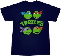 Ninja Turtles Faces Logo Shirt