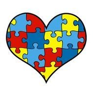 Autism Awareness Heart Tattoo