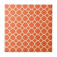 Turquoise Quatrefoil Pattern