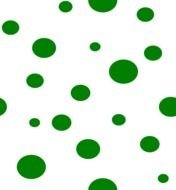Green Polka Dot Clip Art N3