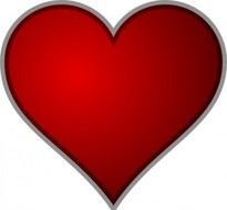 Free Vector Heart Clip Art N4
