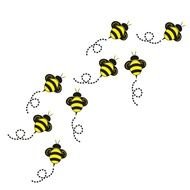 Flying Bumble Bee Clip Art N7