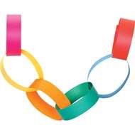 Paper Chain as a graphic illustration