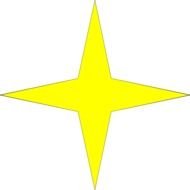 Sterne yellow star drawing