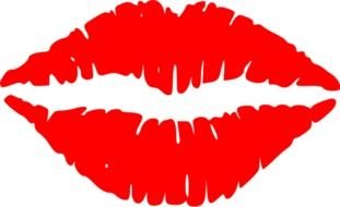 Red Lips Clip Art Free drawing