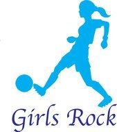 Girls Soccer Ball Clip Arts drawing