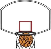 Basketball Backboard Clip Art