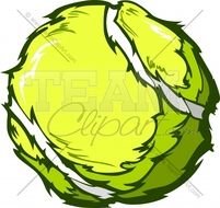 Cartoon Tennis Ball N4