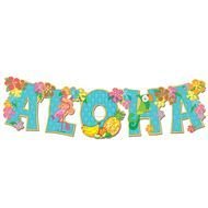 Ä°llustration of Hawaiian Party Decorations