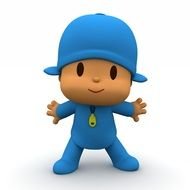 drawing of Pocoyo Cartoon boy