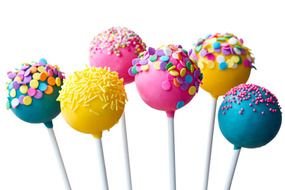 Colorful Chocolate Lollipops clipart