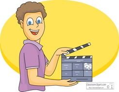 Lights Camera Action Clip Art N9