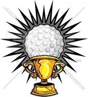 Golf Trophy Clip Art N3