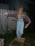 Scary Scarecrow Art drawing