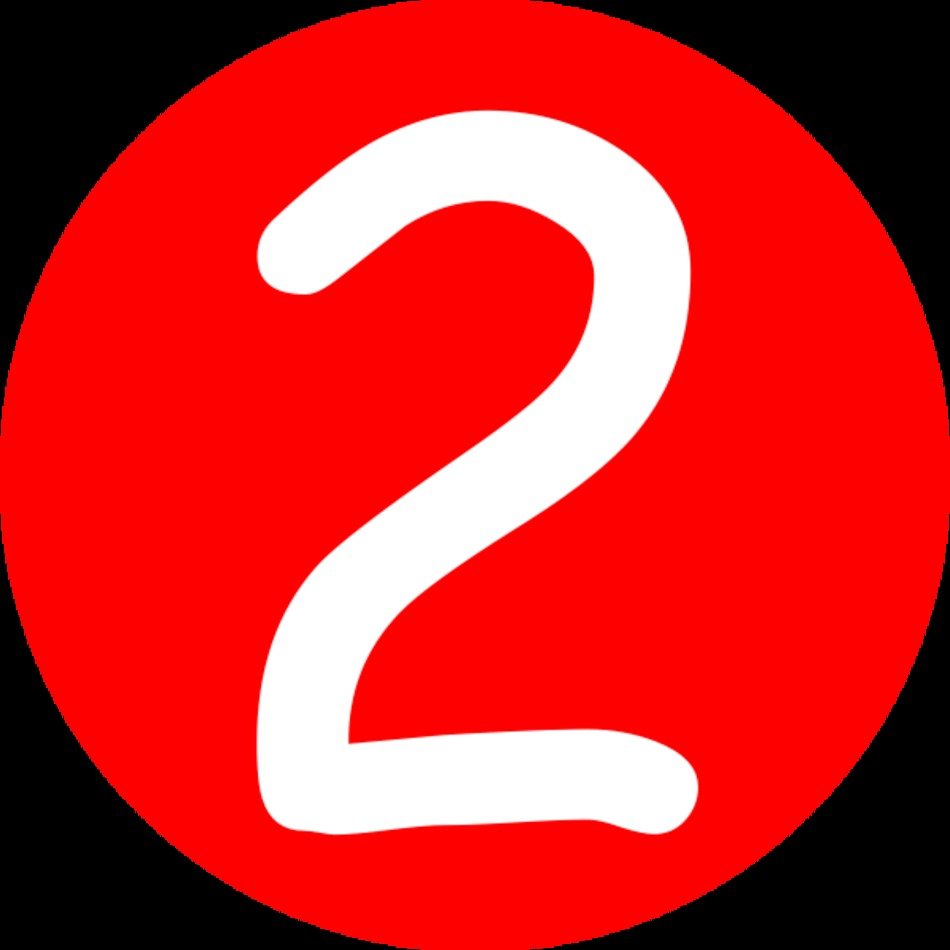 Number 2 Clip Art N34