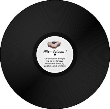 Record Album Clip Art N2