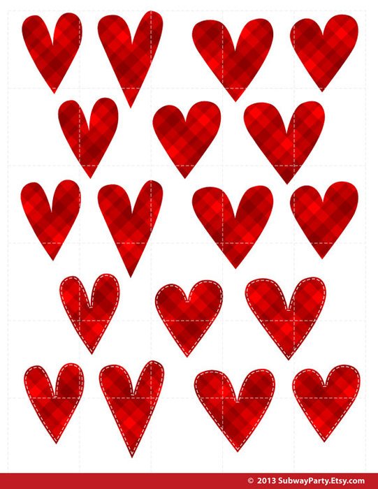 Rustic Heart Clip Art N6