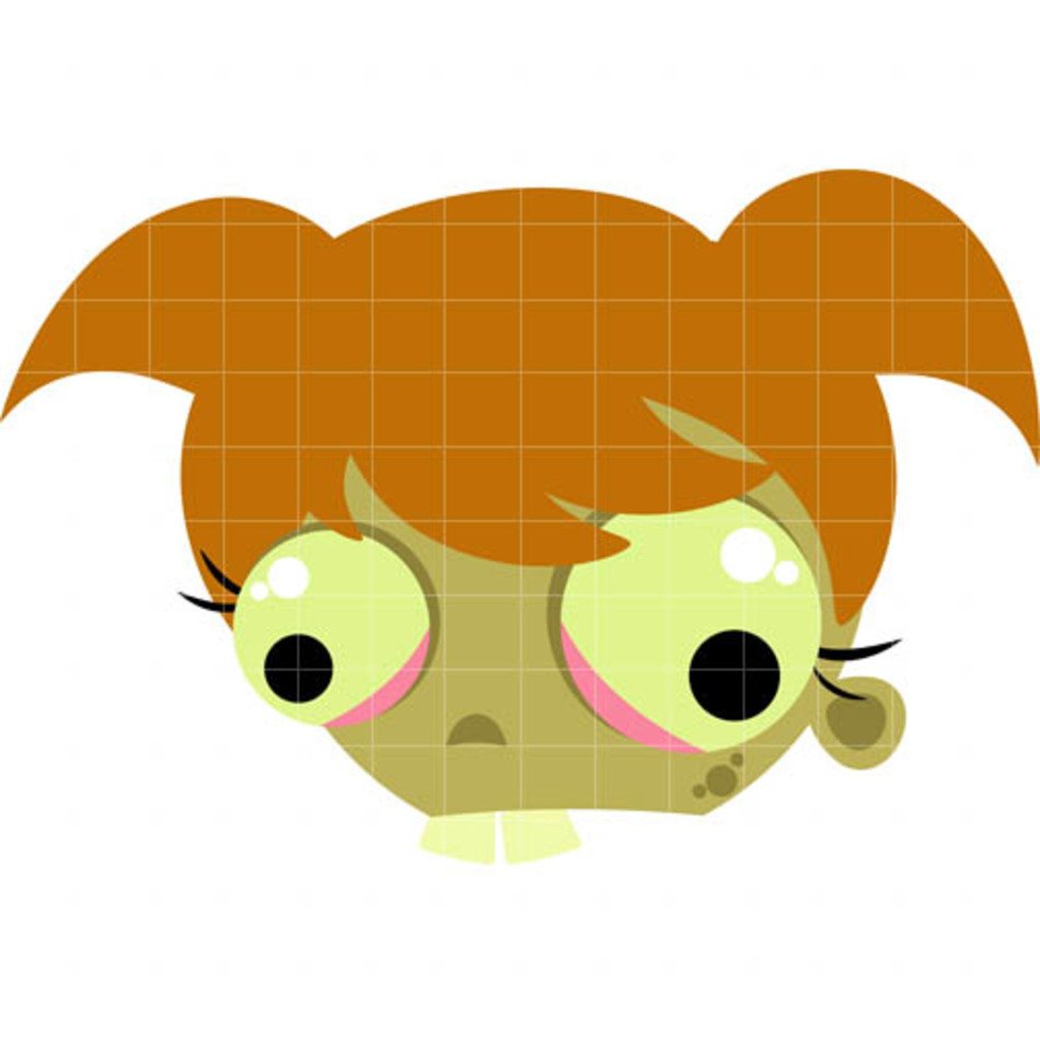 Zombie Head Clip Art N4