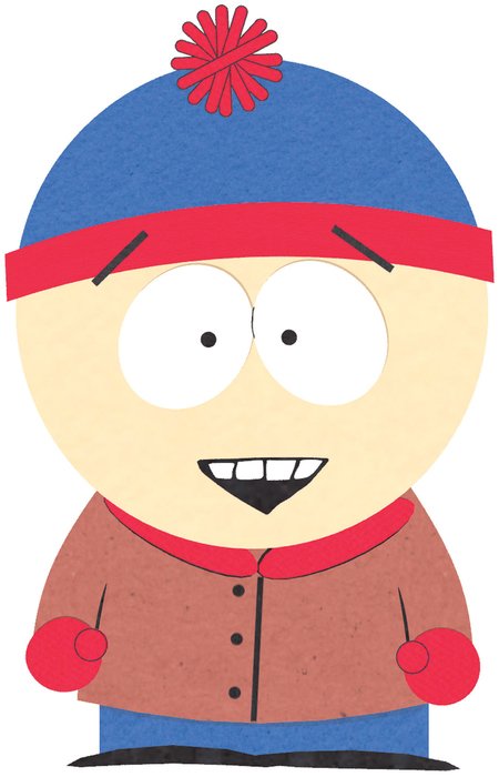 drawing of a boy in a blue hat