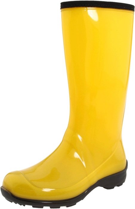 Yellow rubber boot free image download