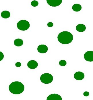 Green Polka Dot Clip Art N3