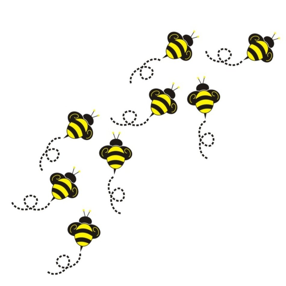Flying Bumble Bee Clip Art N7