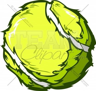 Cartoon Tennis Ball N4