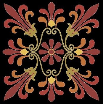 Greek Marquetry Ornament Pattern