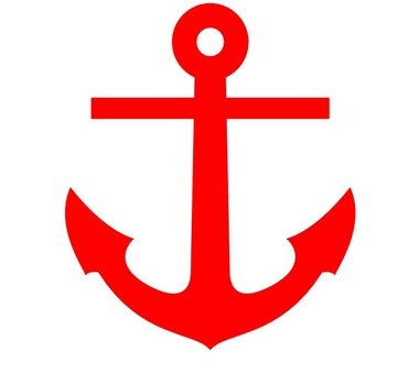 Red Anchor Clip Art N6