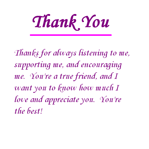 Thank You Friend Quotes free image download