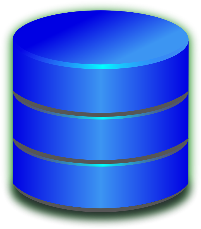 Blue Database By LindsayBradford A Icon free image download