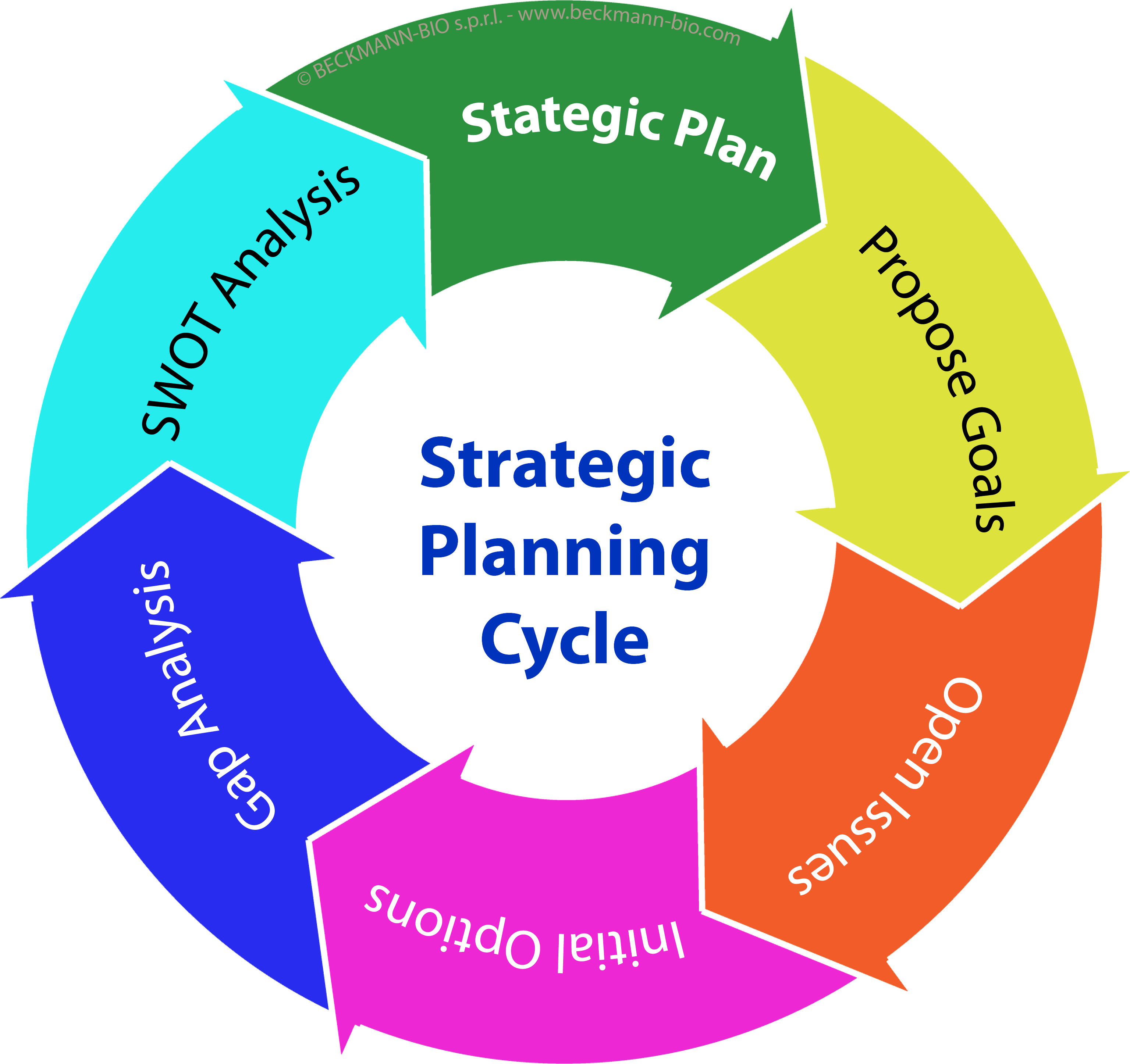 Strategic Planning Cycle As A Graphic Illustration Free Image Download