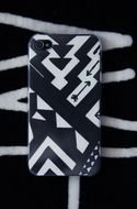 stylish black and white Phone Case