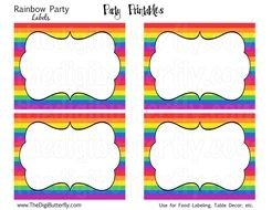 Rainbow Party Food