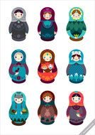 Matryoshka Dolls N2