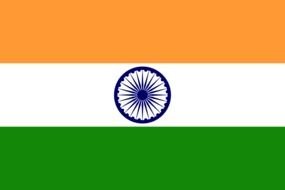 India Flag as a graphic illustration