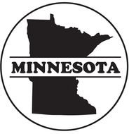 Minnesota Outline Clip Art drawing