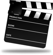 Movie Clapper Board Clip Art N10