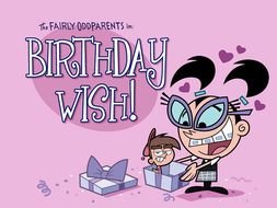 Clip art of Fairly OddParents Birthday Wish